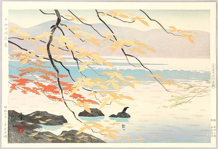Okumura Koichi: Autumn Colors at Lake Towada - Artelino