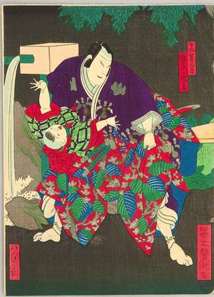Utagawa Yoshitaki: Kidnapper - Kabuki - Artelino