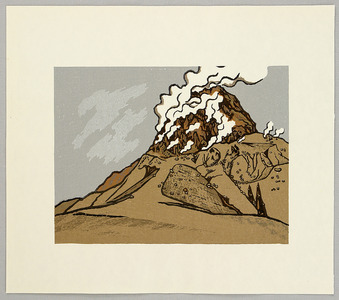 Omoto Yasushi: Twenty-one Views of Ezo - New Volcano Showa-shinzan - Artelino