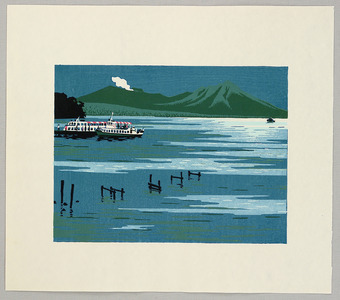 Omoto Yasushi: Twenty-one Views of Ezo - Lake Shikotsu - Artelino