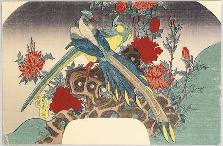 Utagawa Sadahide: Bird and Flowers - Artelino