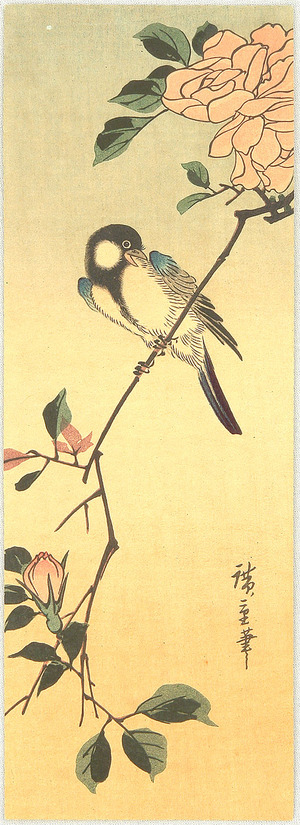 Utagawa Hiroshige: Bird and Flowers - Artelino