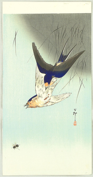 小原古邨: Swallows and Bee - Artelino