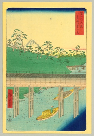 Utagawa Hiroshige: Ochanomizu - Thirty-six Views of Mt.Fuji - Artelino