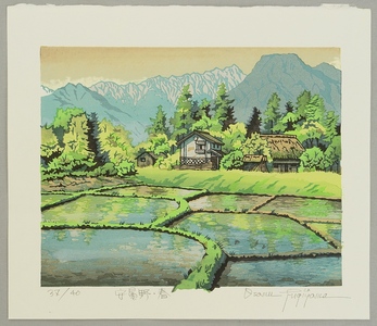 Morozumi Osamu: Spring in Azumino Village - Japan - Artelino