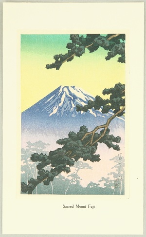 Kawase Hasui: Sacred Mount Fuji - Artelino