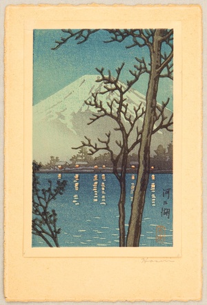 Kawase Hasui: Lake Kawaguchi - Artelino