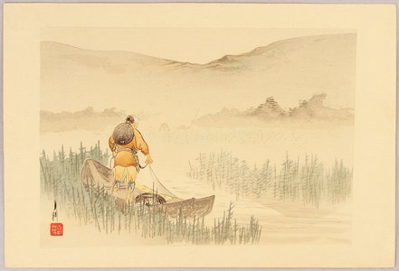 Ogata Gekko: Fisherman - One Hundred Fuji - Artelino