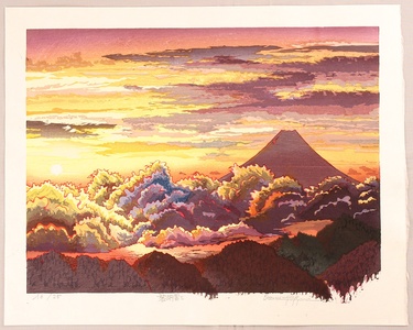 両角修: Sunrise at Mt. Fuji - Artelino