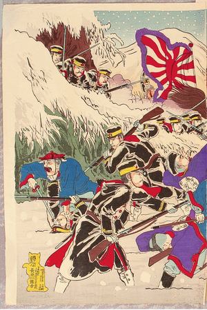 Watanabe Nobukazu: Battle in Snow - Sino-Japanese War - Artelino