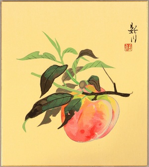 日本版画 "Peach" 由 Unknown, 無款 (null) 创作