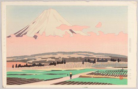 Kusaka Kenji: Mt.Fuji is seen around Miya - Artelino