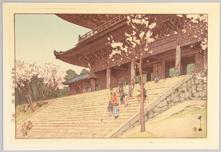 Yoshida Hiroshi: Chion-in Temple Gate - Artelino