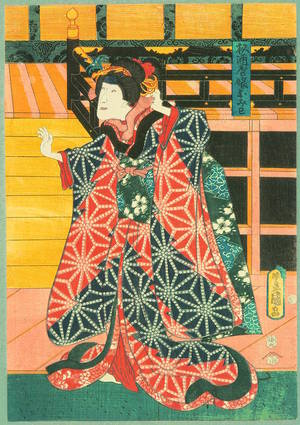 Utagawa Kunisada, 歌川国貞 (Utagawa Kunisada)による浮世絵「Omiwa - Kabuki」