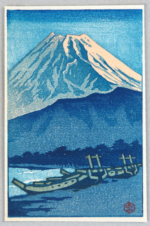 笠松紫浪: Mt. Fuji in Twilight - Artelino