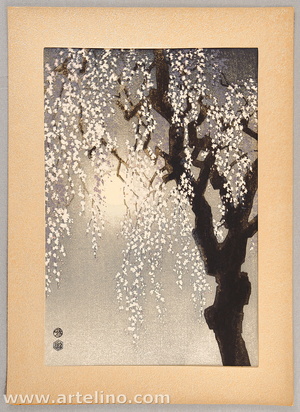 Kotozuka Eiichi: Drooping Cherry Blossoms - Artelino