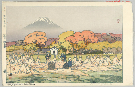 吉田博: Autumn - Ten Views of Mt. Fuji - Artelino