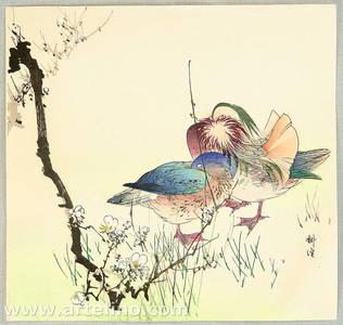 Tsukioka Kogyo: Mandarin Ducks - Artelino
