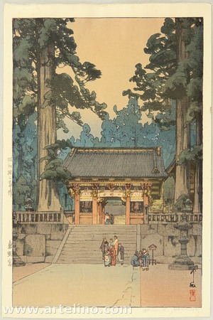 吉田博: Toshogu Shrine - Artelino