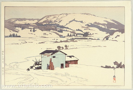 Yoshida Hiroshi: Winter in Taguchi - Artelino