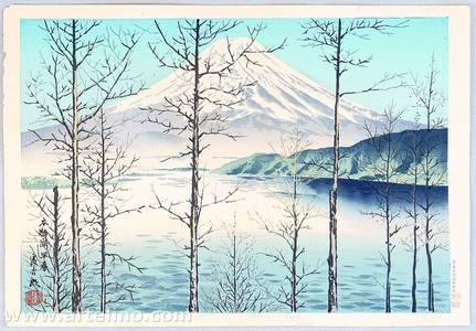 Tokuriki Tomikichiro: Mt.Fuji and Lake Motosu - Artelino
