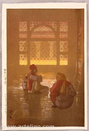 Yoshida Hiroshi: A Window in Fatehpur-Sikri - Artelino