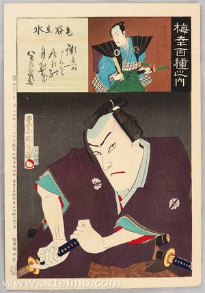 Toyohara Kunichika: Hundred Roles of Baiko - Mondo - Artelino