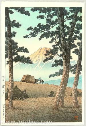 Kawase Hasui: Dusk at Tagonoura Beach - Selection of Views of the Tokaido - Artelino