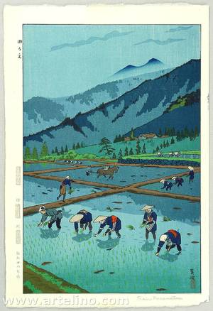 Kasamatsu Shiro: Rice Planting - Artelino