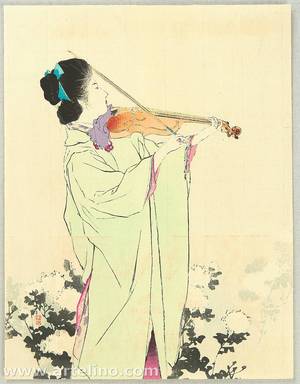 Kaburagi Kiyokata: Violin Player - Artelino