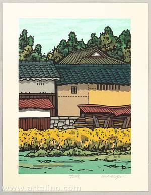 Nishijima Katsuyuki: Flowering Home Town - Artelino - Ukiyo-e Search