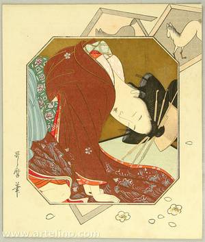 Kitagawa Utamaro: Sleepy Beauty - Artelino