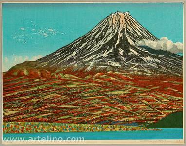 北岡文雄: Mt. Fuji in a Fine Day - Artelino