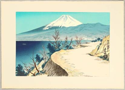 徳力富吉郎: Mt. Fuji and Beach of Izu - Artelino