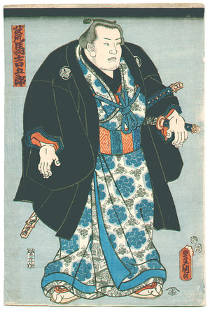 Utagawa Kunisada: Sumo Wrestler - Artelino