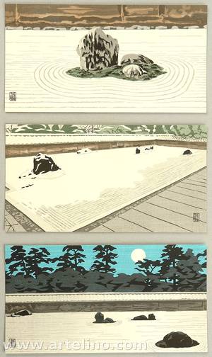 Unknown: Rock Garden of Ryoan-ji Temple - Artelino