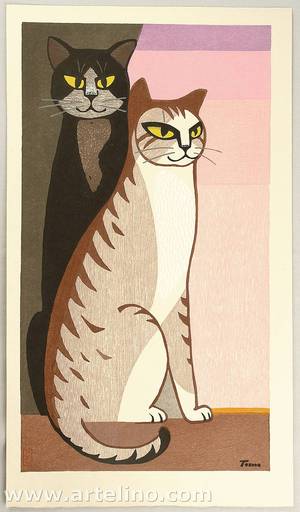 Inagaki Tomoo: Cats at the Dawn - Artelino