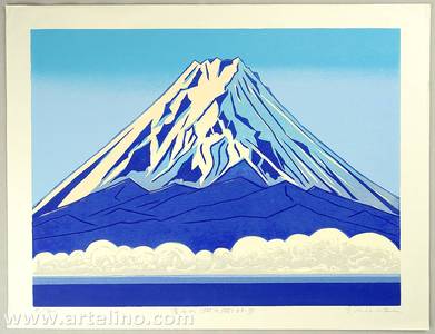 Nozaki Shinjiro: Mt. Fuji and Lake Kawaguchi - Artelino