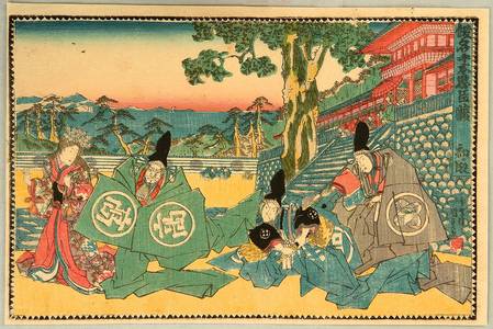 Utagawa Kunisada: 47 Ronin - Kanadehon Chushingura Act.1 - Artelino