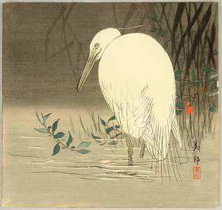 Takahashi Biho: Egret - Artelino