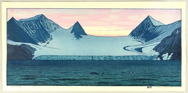Yoshida Toshi: Hope Bay - Glacier and Orca - Artelino