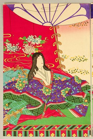 Toyohara Chikanobu: Courtiers - Artelino