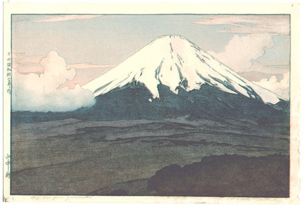 Yoshida Hiroshi: Mt.Fuji from Yamanaka - Artelino
