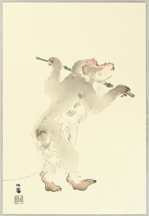 Takeuchi Seiho: Dancing Monkey - Artelino