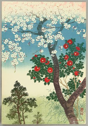 Kawatsura Yoshio: Cherry and Camellia - Artelino