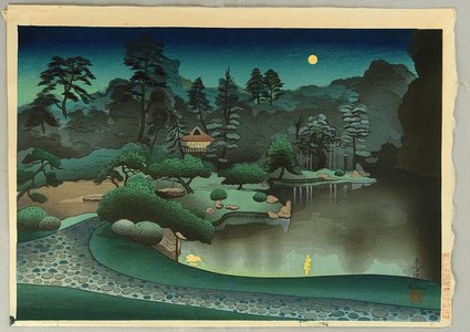 Ono Bakufu: Tea House in Moon Light - Artelino