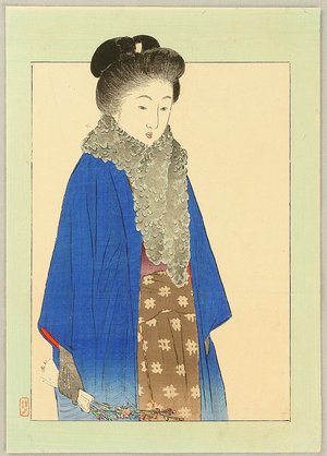 Takeuchi Keishu: Lady with Fur - Artelino
