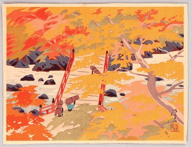 Okumura Koichi: 8 Scenic Views of Kyoto : Autumn Colors - Artelino