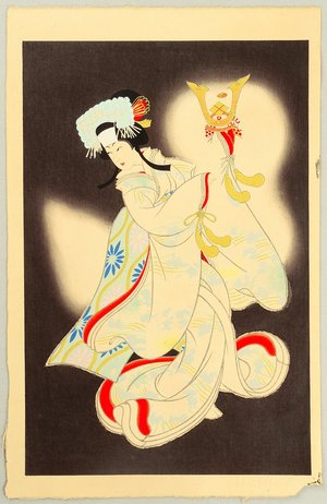 Hasegawa Sadanobu III: Princess Yaegaki - Kabuki - Artelino