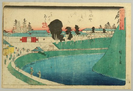 歌川広重: Famous Places of Edo - Soto Sakurada - Artelino